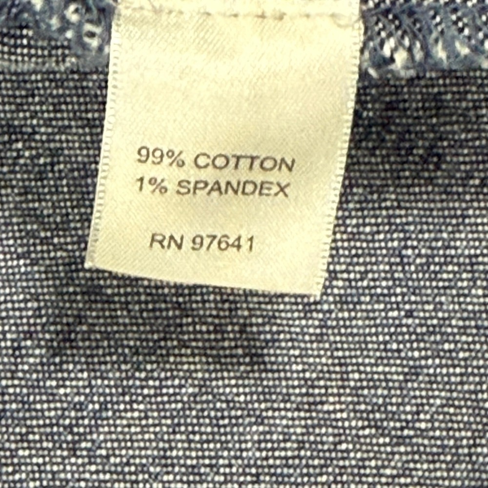 J. Jill Women Blue Stretch Denim Jacket Button Front Small RN 97641 - Picture 5 of 13